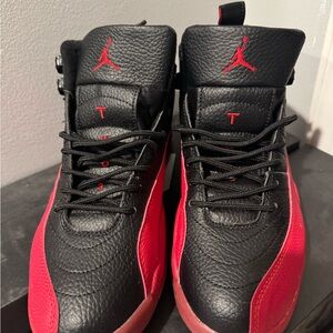 Jordan Black and Red Sneakers